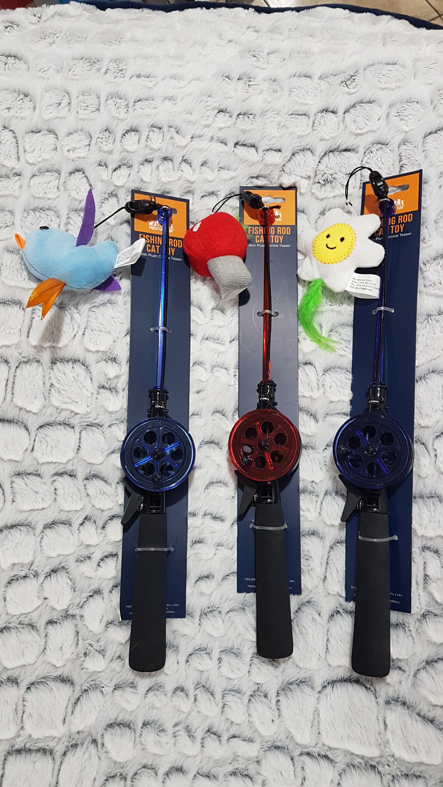 Cat Fishing Rod Toy - Daisy Flower Bait