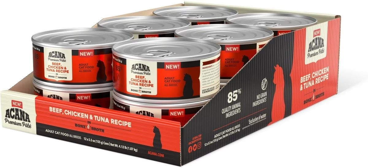 ACANA - Beef, Chicken + Tuna Recipe in Bone Broth