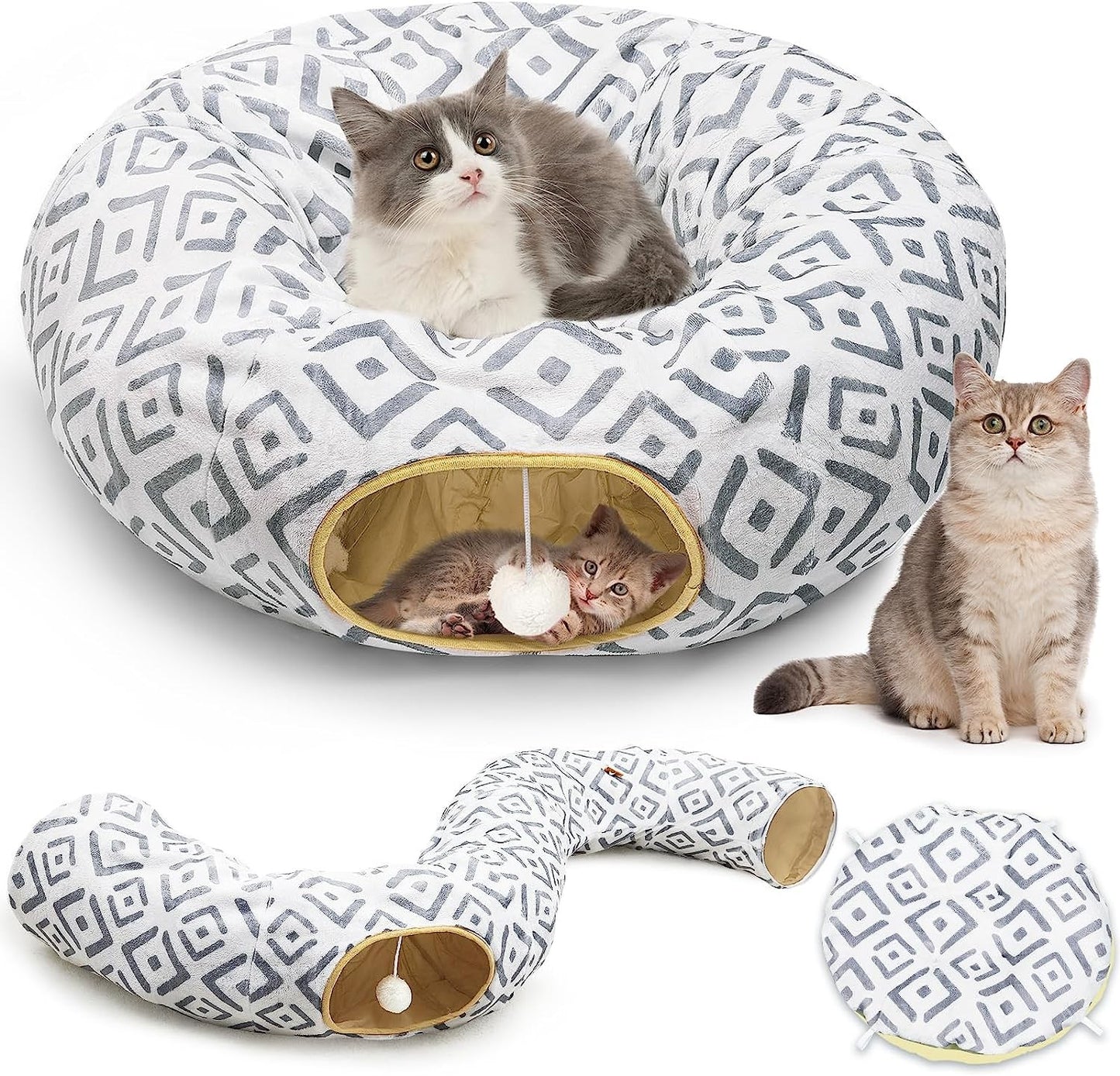 Cat Tunnel Bed 2 in 1