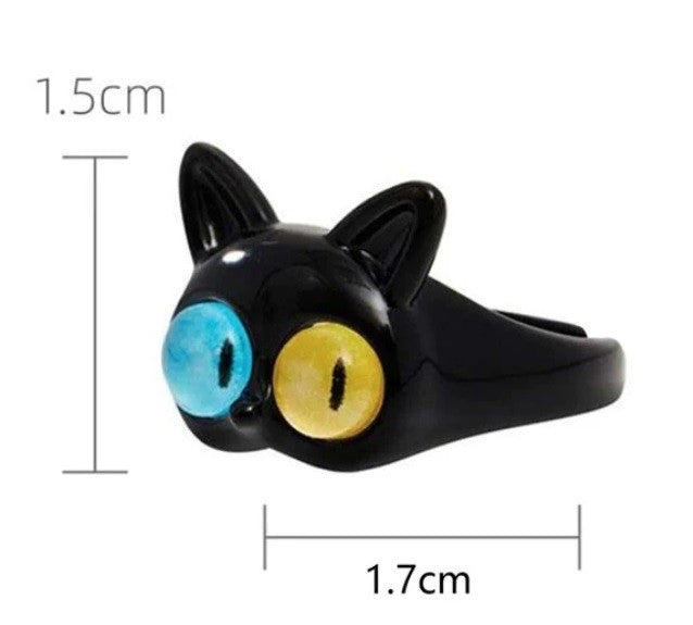 Black Cat Eyes Ring