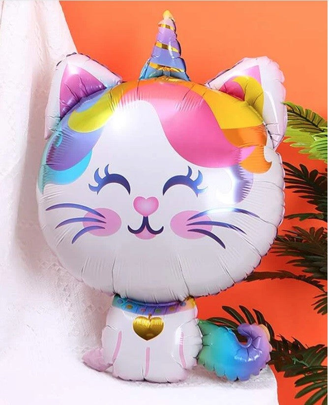 Rainbow Kitty Balloon