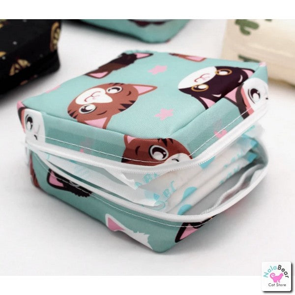 Mini Cat Makeup Bag