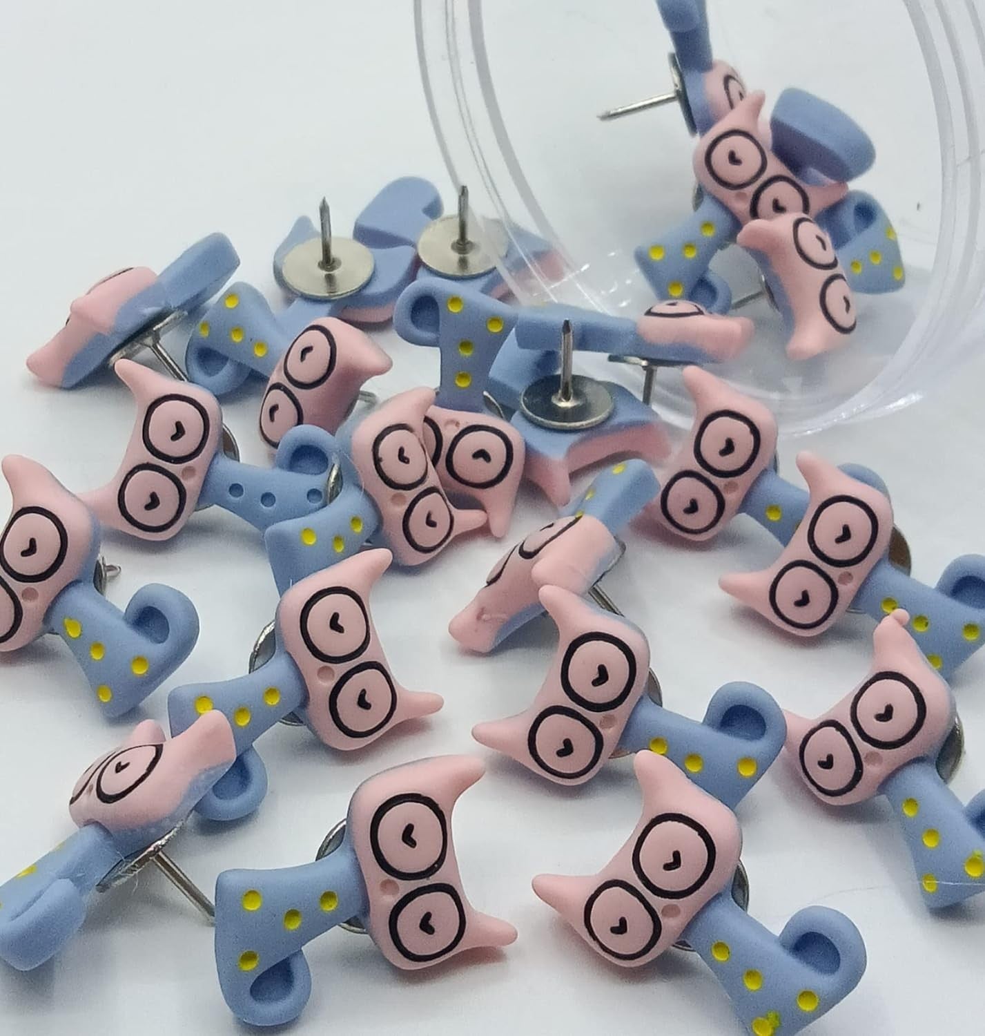 Mini Cute Cartoon Cat Resin Tracks 4pk