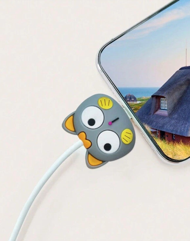 Cartoon Cat Shaped - Data Cable Protector