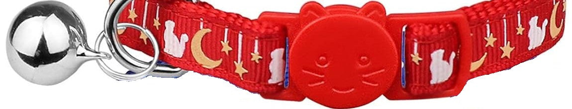 Glow in the dark Moon Collar - Red