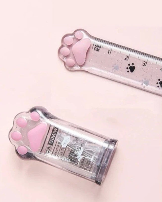 Kitty Themed Pencil Sharpener and Ruler
