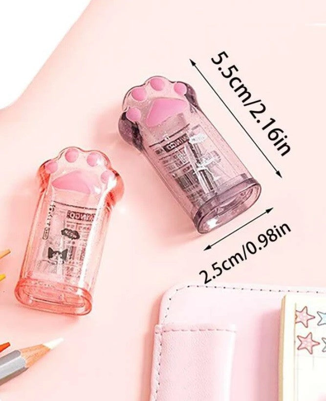 Kitty Themed Pencil Sharpener and Ruler