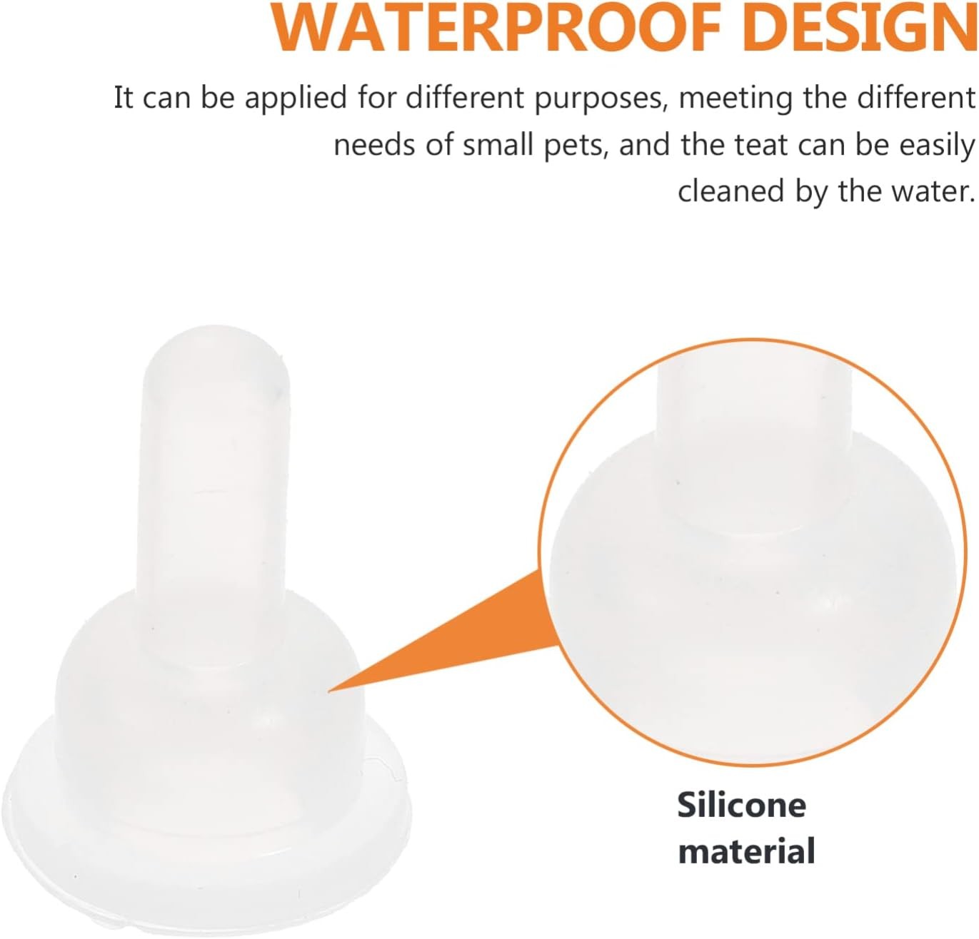 Pet Feeding Bottle Nipple 3pc