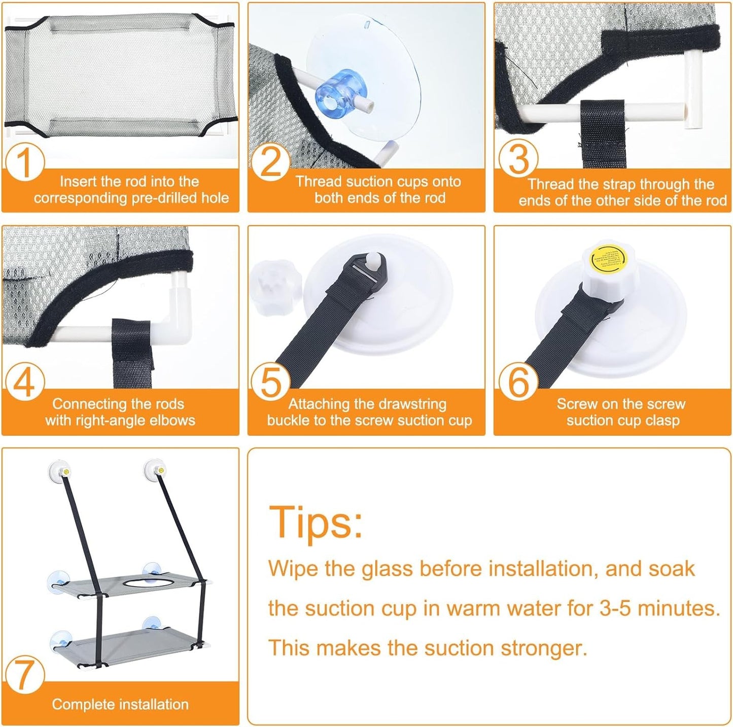 Cat Window Perch Double Layer