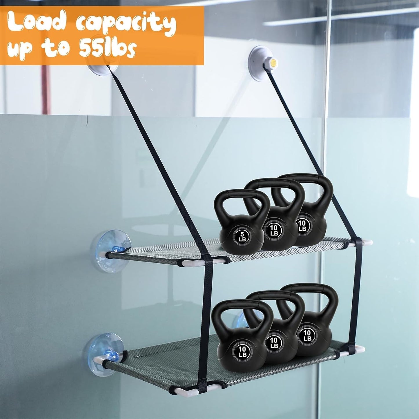 Cat Window Perch Double Layer