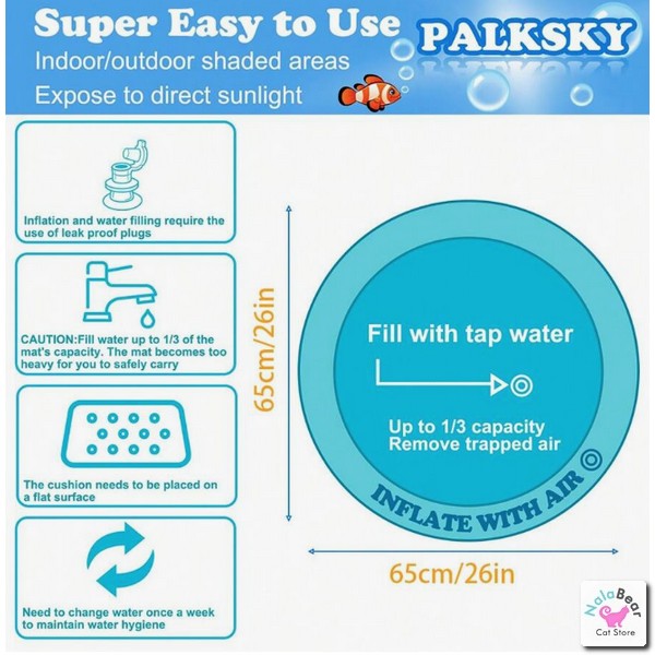 Inflatable Water Mat for Cats