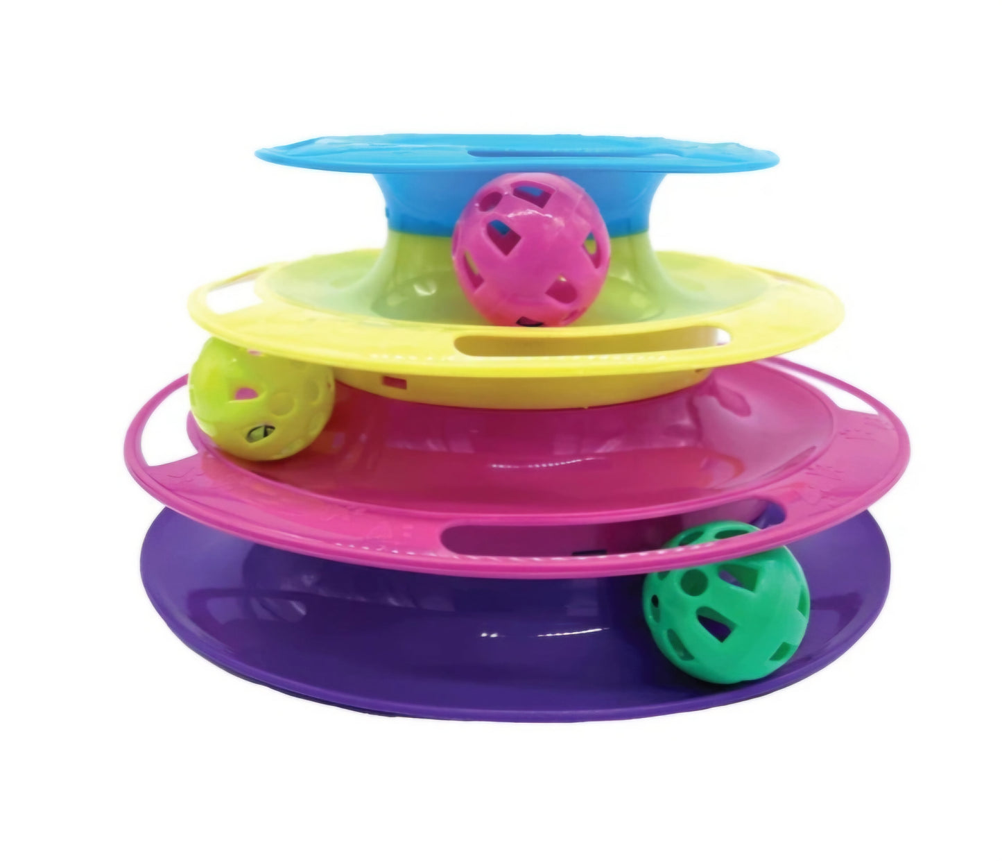 Tiny's 3-level Cat Track Chaser Toy