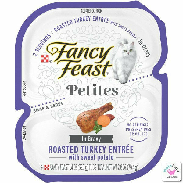 Fancy Feast Gourmet Gravy Petites - Turkey & Sweet Potato Entree