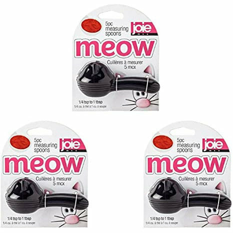 MSC International Meow Measuring Spoons, Assorted Colors