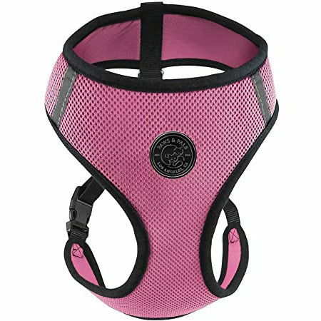 Paws & Pals Pink & Black Pet Harness Large