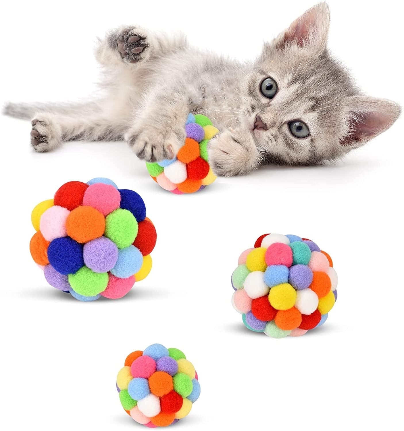 Cat Pom Pom Balls