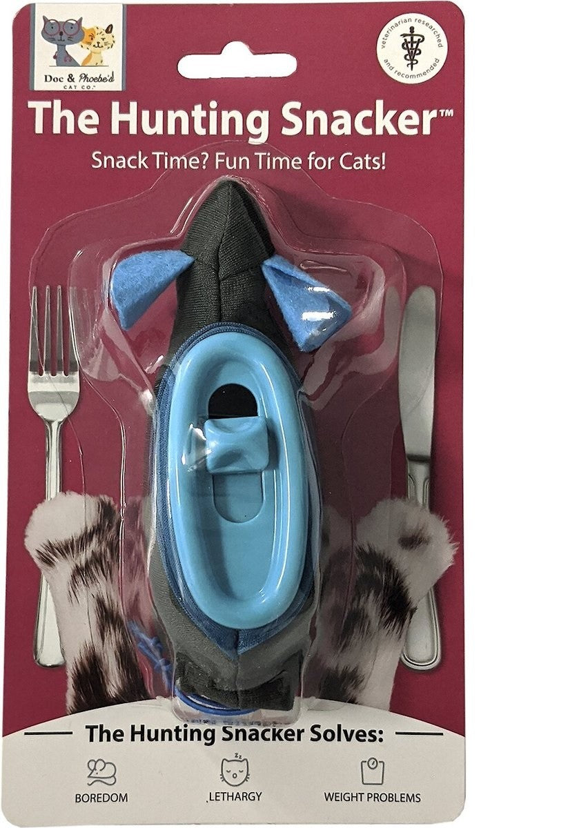 Hunting Snacker Interactive Cat Treat Toy Blue