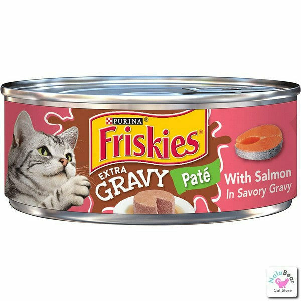 Friskies Extra Gravy Pate with Salmon in Savory Gravy