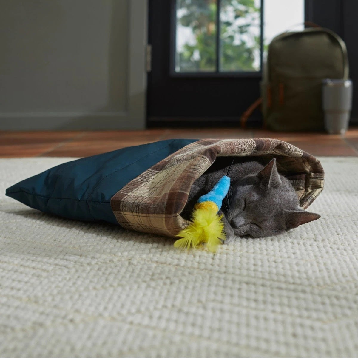 Frisco Camping Sleeping Bag Cat Toy