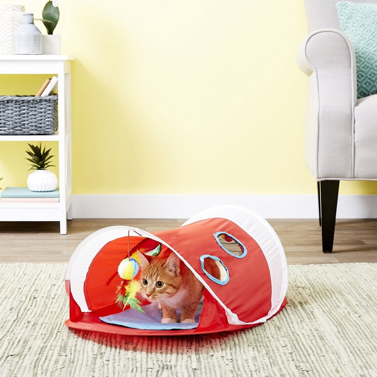 Hartz Just For Cats Peek & Play Pop-Up Tent Cat Toy
