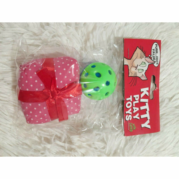 Kitty Play Toys Gift Sack with ball