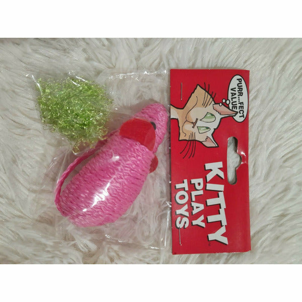 Kitty Play Toys Rope mouse with string