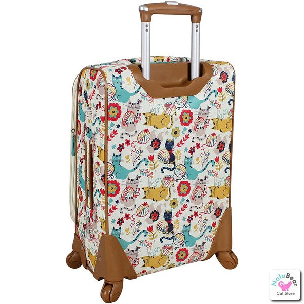 Lily Bloom 20" Expandable Spinner Luggage (Furry Friends)