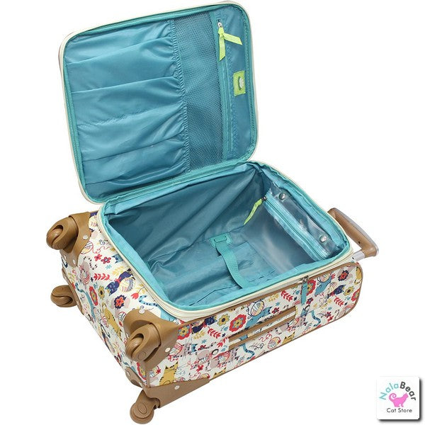 Lily Bloom 20" Expandable Spinner Luggage (Furry Friends)