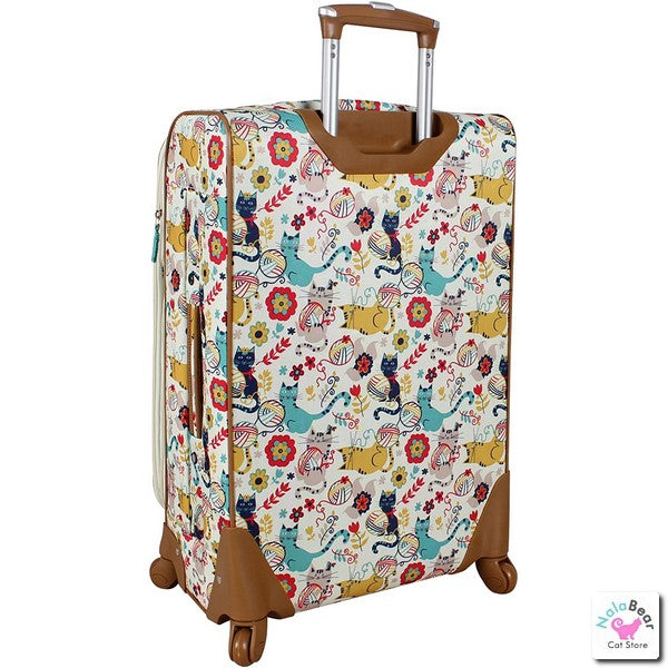 Lily Bloom 24" Expandable Spinner Luggage (Furry Friends)