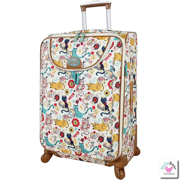 Lily Bloom 28" Expandable Spinner Luggage (Furry Friends)