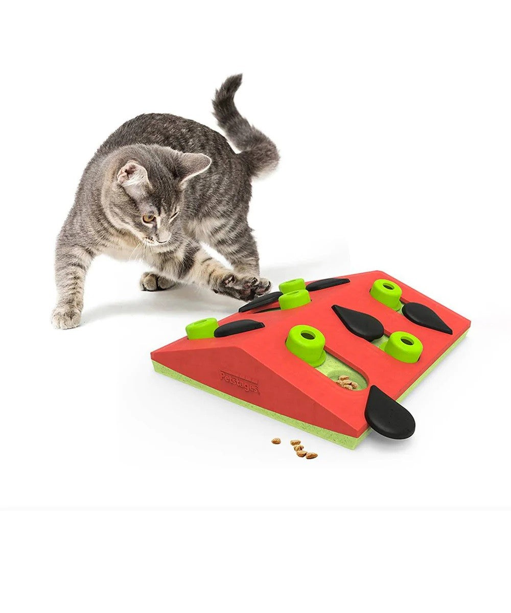 Petstages Melon Madness Puzzle & Play Cat Toy