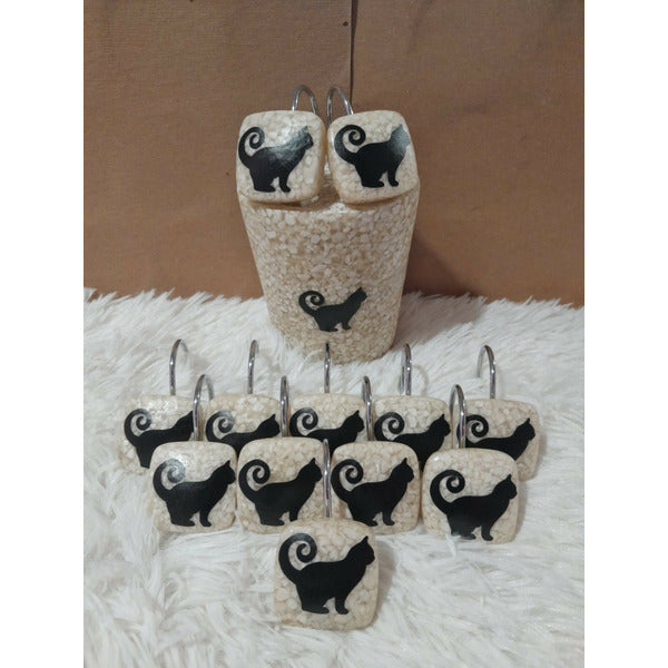 Terrazzo Set Holder and Shower Hooks