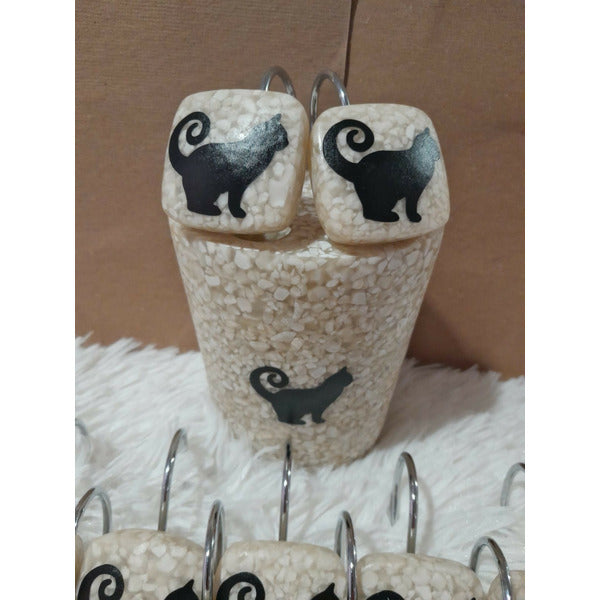 Terrazzo Set Holder and Shower Hooks