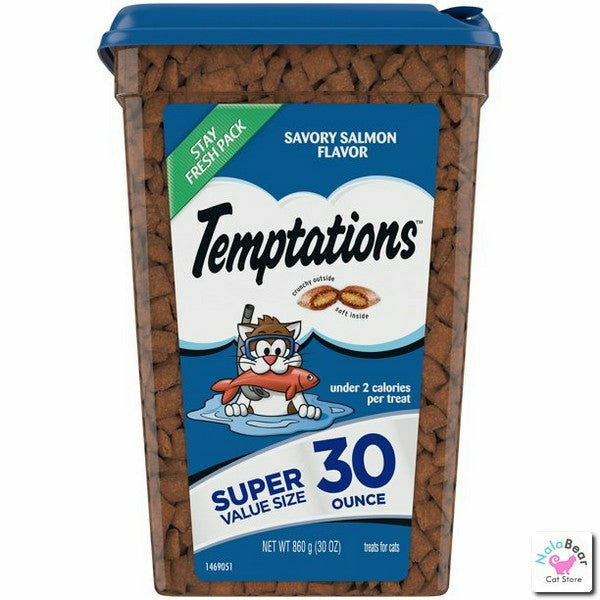 Temptations Savory Salmon Flavor, 30 oz. Tub