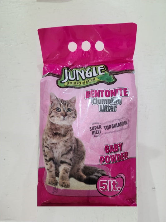 Jungle Cat Litter - Baby Powder 5lt