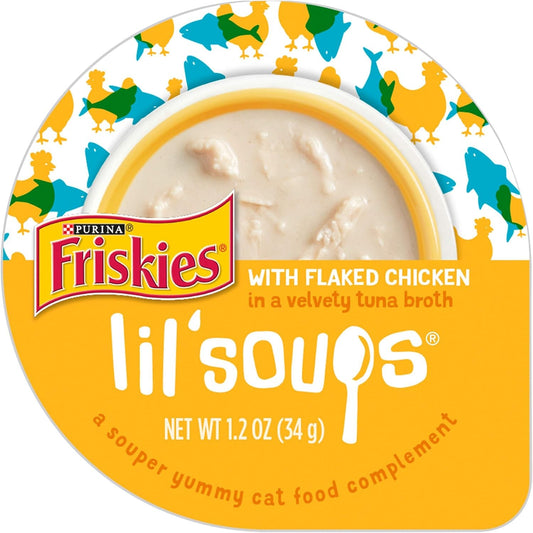 Lil' Soups with Flaked Chicken in a Velvety Tuna Broth