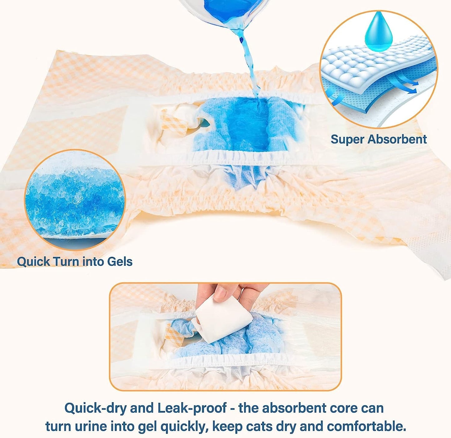 Pet Soft Disposable Cat Diapers