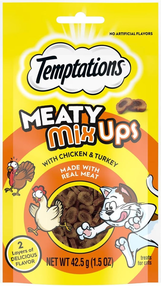 Temptations Meaty MixUps - Chicken & Turkey 1.5oz