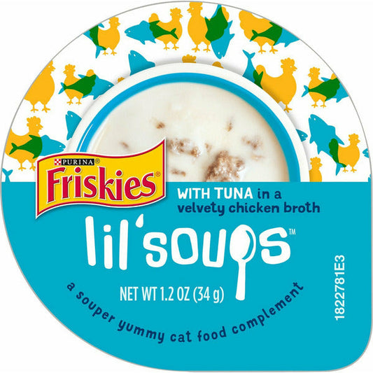 Friskies Lil Soups with Tuna in a Velvety Chicken Broth 1.2 oz