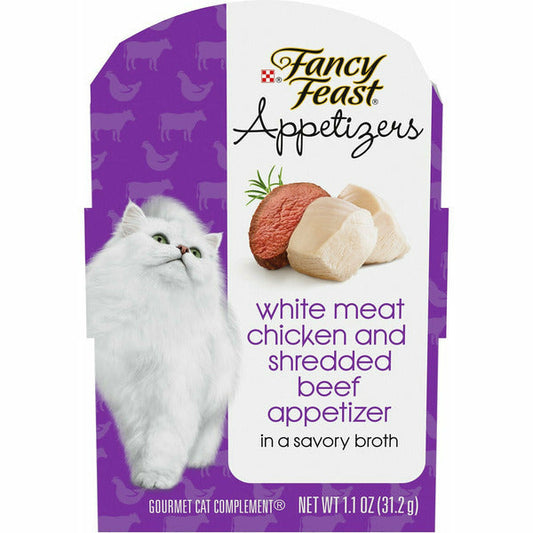 Fancy Feast Appetizers - White Meat & Shredded Beef