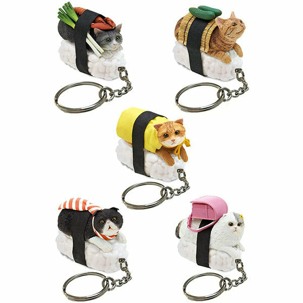 Sushi Cat Keychain