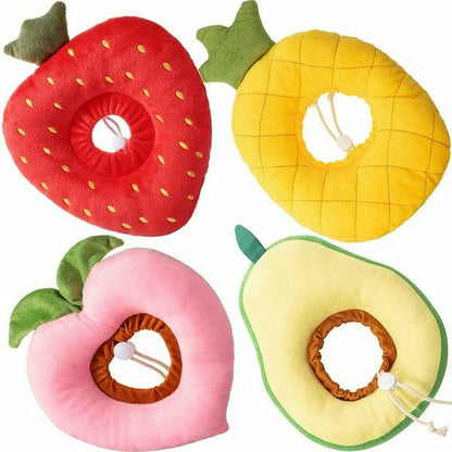 Recovery Cone Elizabethan Pillow Collar (Pineapple, Avocado, Peach, Strawberry)