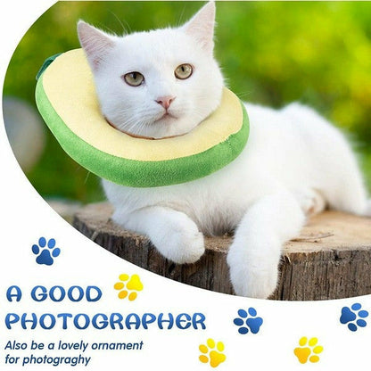 Recovery Cone Elizabethan Pillow Collar (Pineapple, Avocado, Peach, Strawberry)