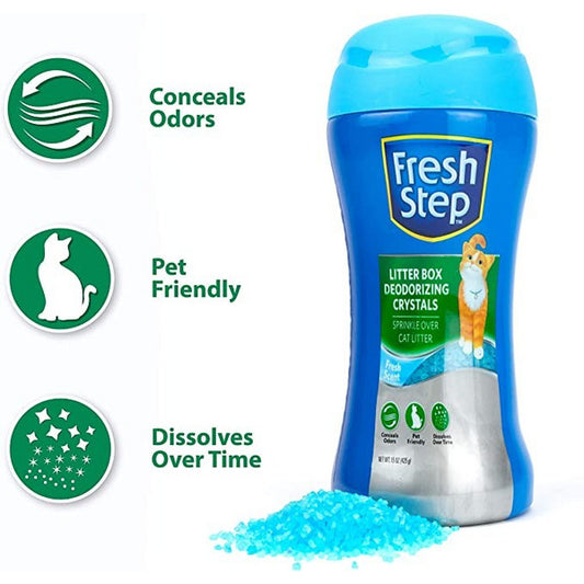 Fresh Step Cat Litter Crystals In Fresh Scent & Summer Breeze