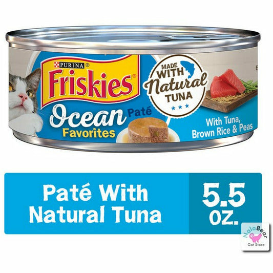 Friskies Pate - Ocean Favorites Tuna, Brown Rice & Peas