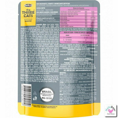 Three Cats Premium Special Kitten - Beef