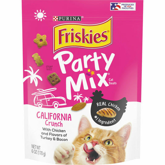 Friskies Party Mix California Crunch with Chicken, Turkey & Bacon 6 oz